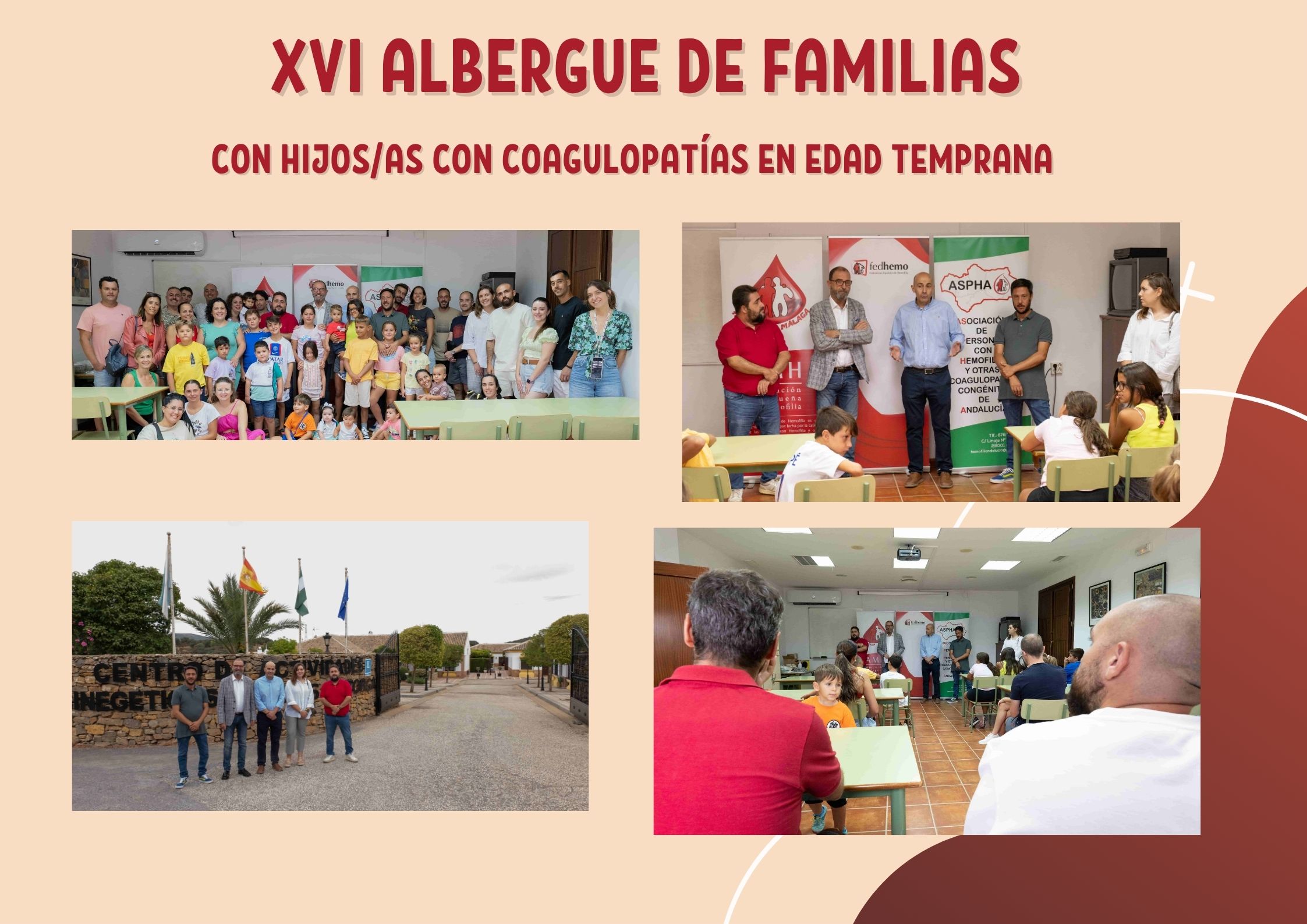 Archidona acoge un albergue con familias con hijos afectados por Coagulopatías