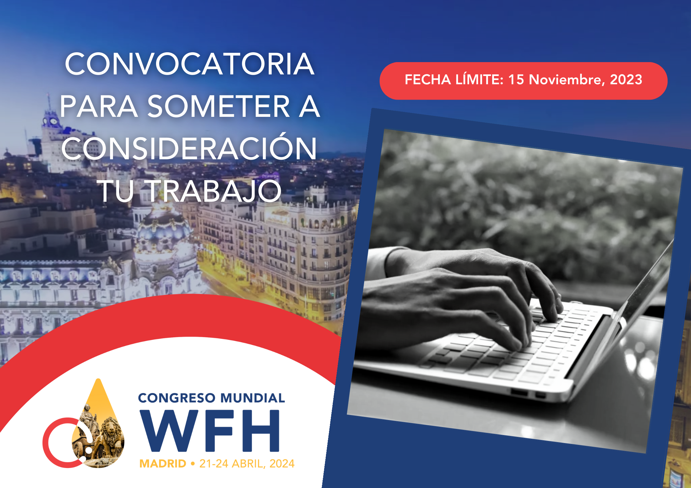 FMH abre la convocatoria para someter a convocatoria los resúmenes o investigaciones en el mundo de las coagulopatías