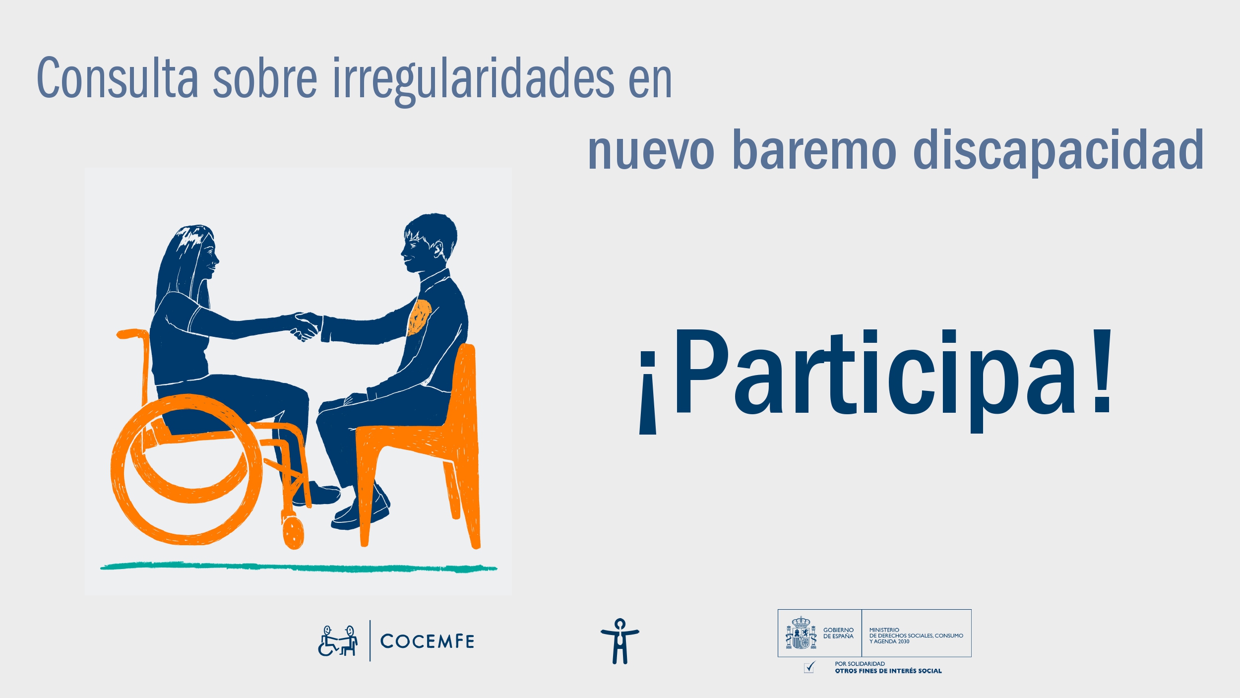 COCEMFE lanza el formulario sobre la aplicación del nuevo baremo de valoración de la discapacidad
